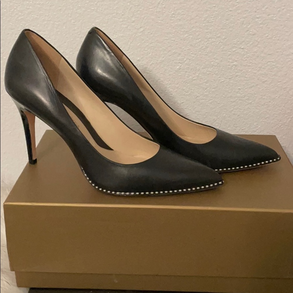 Black leather Carolinna Espinosa shoes